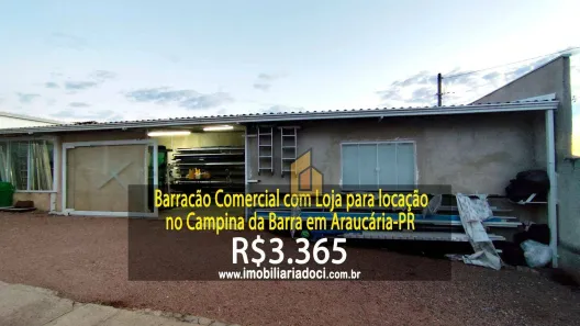 Galpão/Depósito/Armazém para alugar, 96m² no Campina da Barra, Araucária