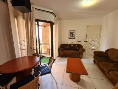 Flat com 1 Quarto para alugar, 42m² no Indianópolis, São Paulo