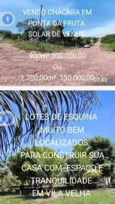 Lote/Terreno à venda, 1200m² no Ponta da Fruta, Vila Velha