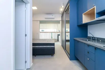 Kitnet com 1 Quarto à venda, 25m² no Brooklin Paulista, São Paulo