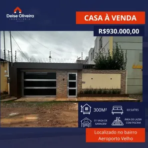 Casa com 1 Quarto à venda, 300m² no Aeroporto Velho, Santarém
