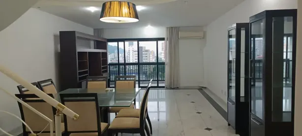 Apartamento com 4 Quartos para venda ou aluguel, 250m² no Boqueirão, Santos