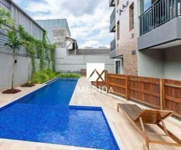 Apartamento com 1 Quarto para alugar, 44m² no Campestre, Santo André