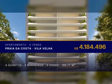 Apartamento com 4 Quartos à venda, 196m² no Praia da Costa, Vila Velha