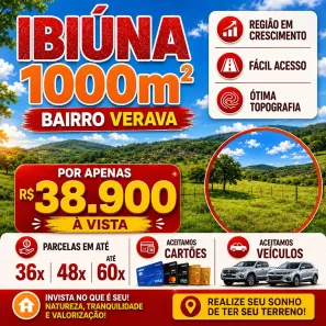 Lote/Terreno à venda, 1000m² no Votorantim, Ibiúna