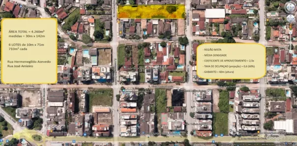 Lote/Terreno à venda, 4260m² no Jardim Enseada, Guarujá