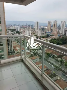 Apartamento com 1 Quarto para alugar, 48m² no Ponta da Praia, Santos
