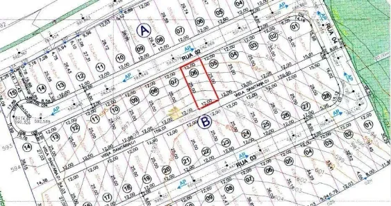 Lote/Terreno à venda, 300m² no Granjas Rurais Reunidas São Judas Tadeu, Taubaté