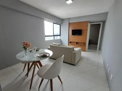 Flat com 1 Quarto para venda ou aluguel, 43m² no Pina, Recife