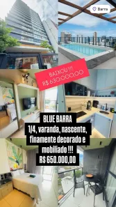Apartamento com 1 Quarto à venda, 35m² no Barra, Salvador