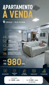 Apartamento com 3 Quartos à venda, 150m² no Graça, Salvador
