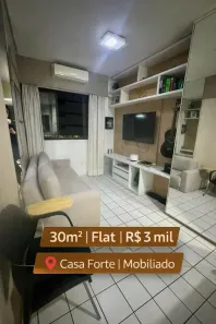 Apartamento com 1 Quarto para alugar, 30m² no Casa Forte, Recife