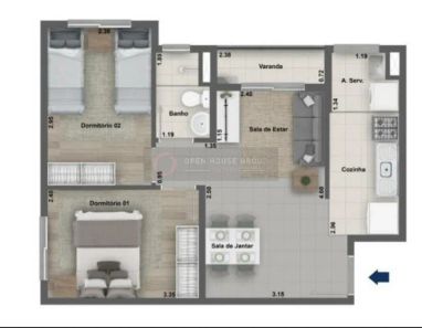 Apartamento com 2 Quartos à venda, 10m² no São Lourenço, Niterói