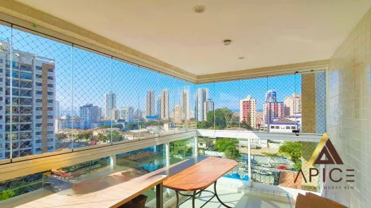 Apartamento com 3 Quartos para alugar, 120m² no Ponta da Praia, Santos