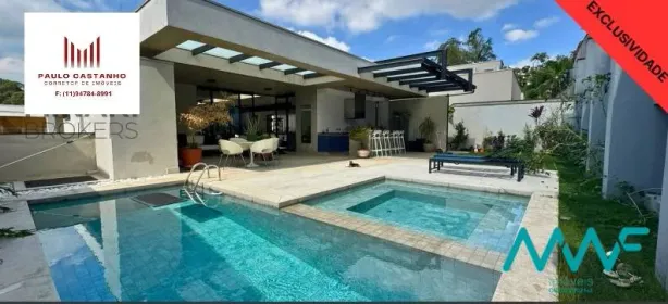 Casa de Condomínio com 4 Quartos para alugar, 410m² no Alphaville, Santana de Parnaíba