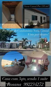 Casa de Condomínio com 3 Quartos à venda, 150m² no Rio Madeira, Porto Velho