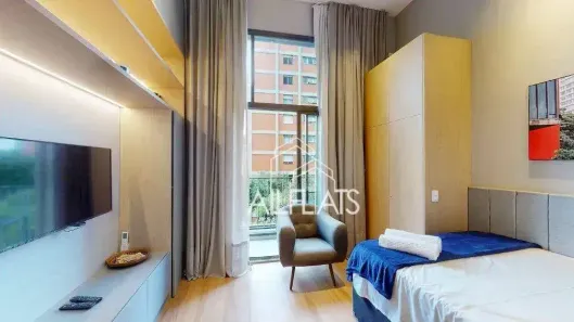 Apartamento com 1 Quarto para venda ou aluguel, 27m² no Pinheiros, São Paulo