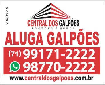 Galpão/Depósito/Armazém com 1 Quarto para alugar, 300m² no Valéria, Salvador