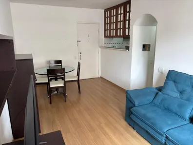 Apartamento com 1 Quarto para alugar, 43m² no Indianópolis, São Paulo