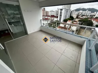 Apartamento com 2 Quartos para alugar, 72m² no Campo Grande, Santos