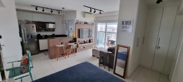 Apartamento com 1 Quarto para alugar, 49m² no Ponta da Praia, Santos