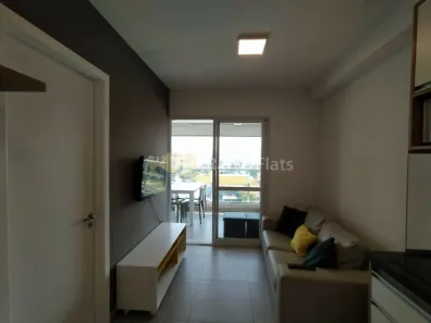 Flat com 1 Quarto para alugar, 34m² no Brooklin Paulista, São Paulo