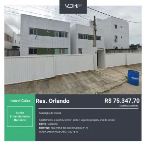 Apartamento com 2 Quartos à venda, 47m² no Gramame, João Pessoa