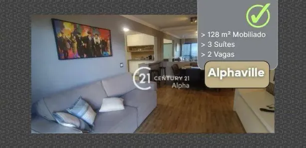 Apartamento com 3 Quartos à venda, 128m² no Alphaville Centro Industrial e Empresarial/Alphaville., Barueri