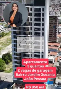 Apartamento com 3 Quartos à venda, 10m² no Bessa, João Pessoa