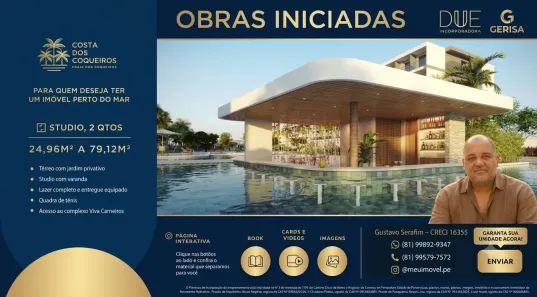 Apartamento com 1 Quarto à venda, 24m² no , Tamandaré