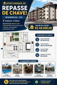 Apartamento com 2 Quartos à venda, 45m² no , Paço do Lumiar