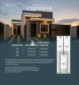 Casa com 2 Quartos à venda, 54m² no , Matinhos