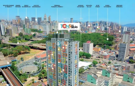 Apartamento com 2 Quartos à venda, 45m² no Brás, São Paulo