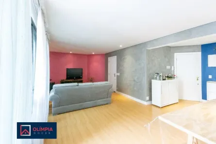 Apartamento com 3 Quartos para alugar, 137m² no Moema, São Paulo