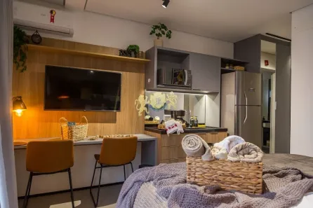 Flat com 1 Quarto para alugar, 30m² no Vila Clementino, São Paulo