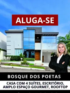 Casa de Condomínio com 4 Quartos para alugar, 423m² no Parque do Jiqui, Parnamirim