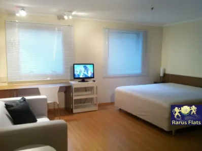 Flat com 1 Quarto para alugar, 30m² no Indianópolis, São Paulo