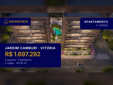 Apartamento com 3 Quartos à venda, 103m² no Jardim Camburi, Vitória