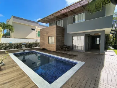 Casa de Condomínio com 4 Quartos para alugar, 290m² no Alphaville (Abrantes), Camaçari