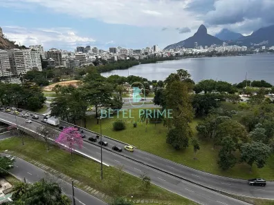 Apartamento com 3 Quartos para alugar, 187m² no Lagoa, Rio de Janeiro