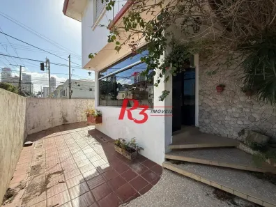 Imóvel Comercial com 3 Quartos para alugar, 164m² no Embaré, Santos