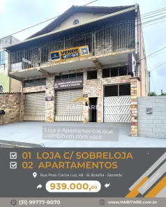 Prédio Residencial com 4 Quartos à venda, 468m² no Brasília, Sarzedo