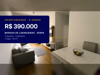 Apartamento com 3 Quartos à venda, 52m² no Morada de Laranjeiras, Serra