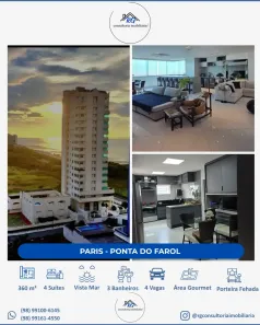 Apartamento com 5 Quartos à venda, 360m² no Calhau, São Luís