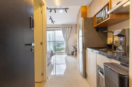 Apartamento com 1 Quarto para alugar, 24m² no Vila Cordeiro, São Paulo