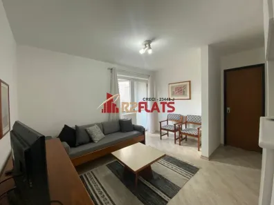 Flat com 1 Quarto para alugar, 40m² no Cerqueira César, São Paulo