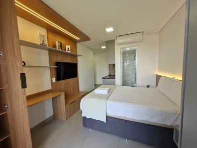 Apartamento com 1 Quarto para alugar, 24m² no Brooklin Paulista, São Paulo