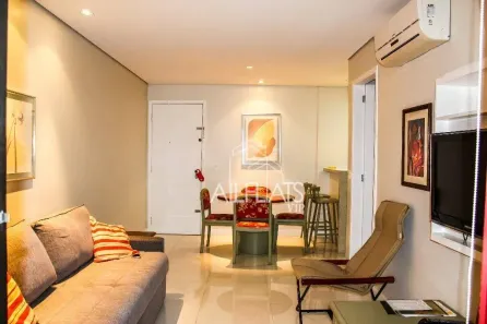 Flat com 1 Quarto para alugar, 43m² no Cerqueira César, São Paulo