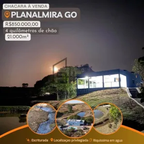 Fazenda/Sítio com 3 Quartos à venda, 21000m² no Abadiânia, Abadiânia