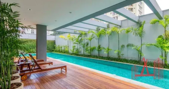 Apartamento com 1 Quarto para alugar, 45m² no Moema, São Paulo